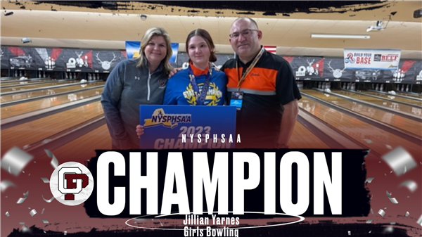 NYSPHSAA Champion - Section VI Girls Bowling, Jillian Yarnes